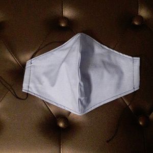 Handmade blue 3 ply Face Mask